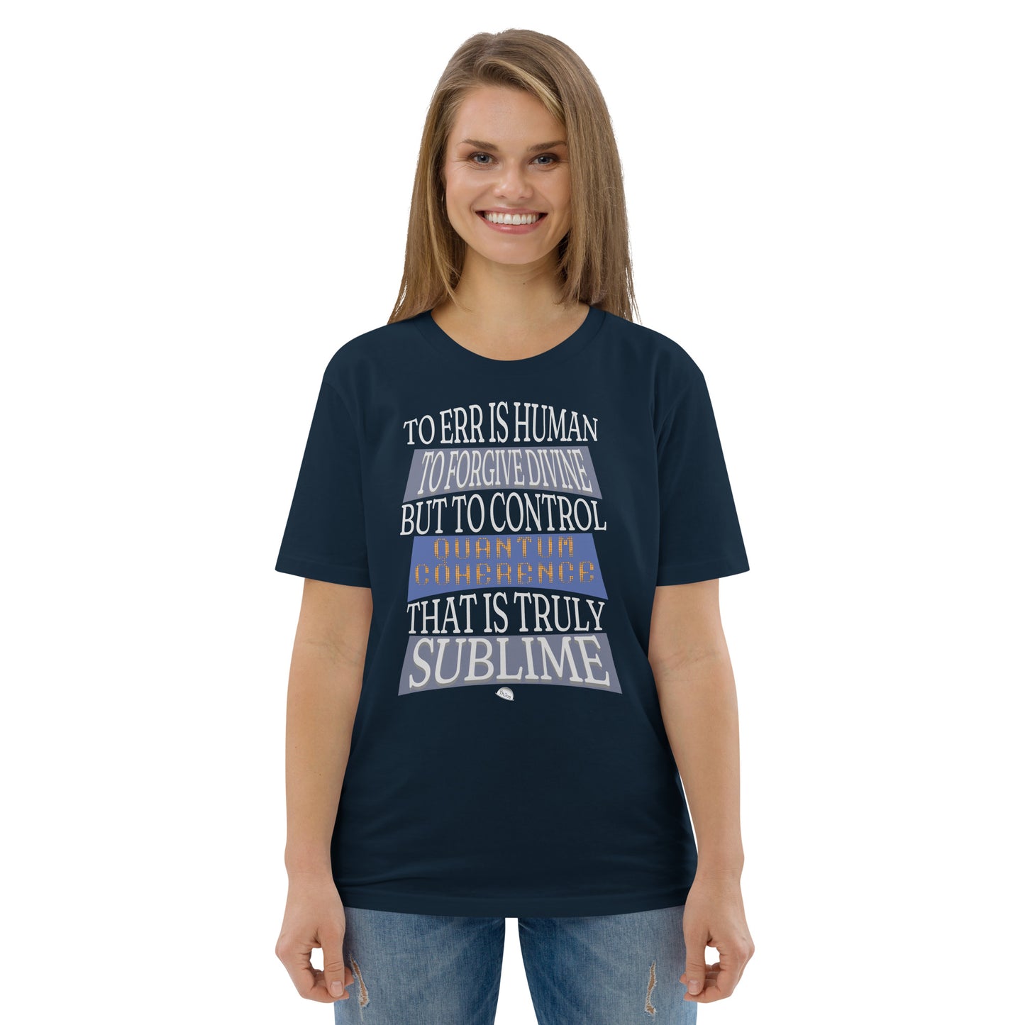 Unisex organic cotton t-shirt - Controlling Quantum Coherence Is Sublime
