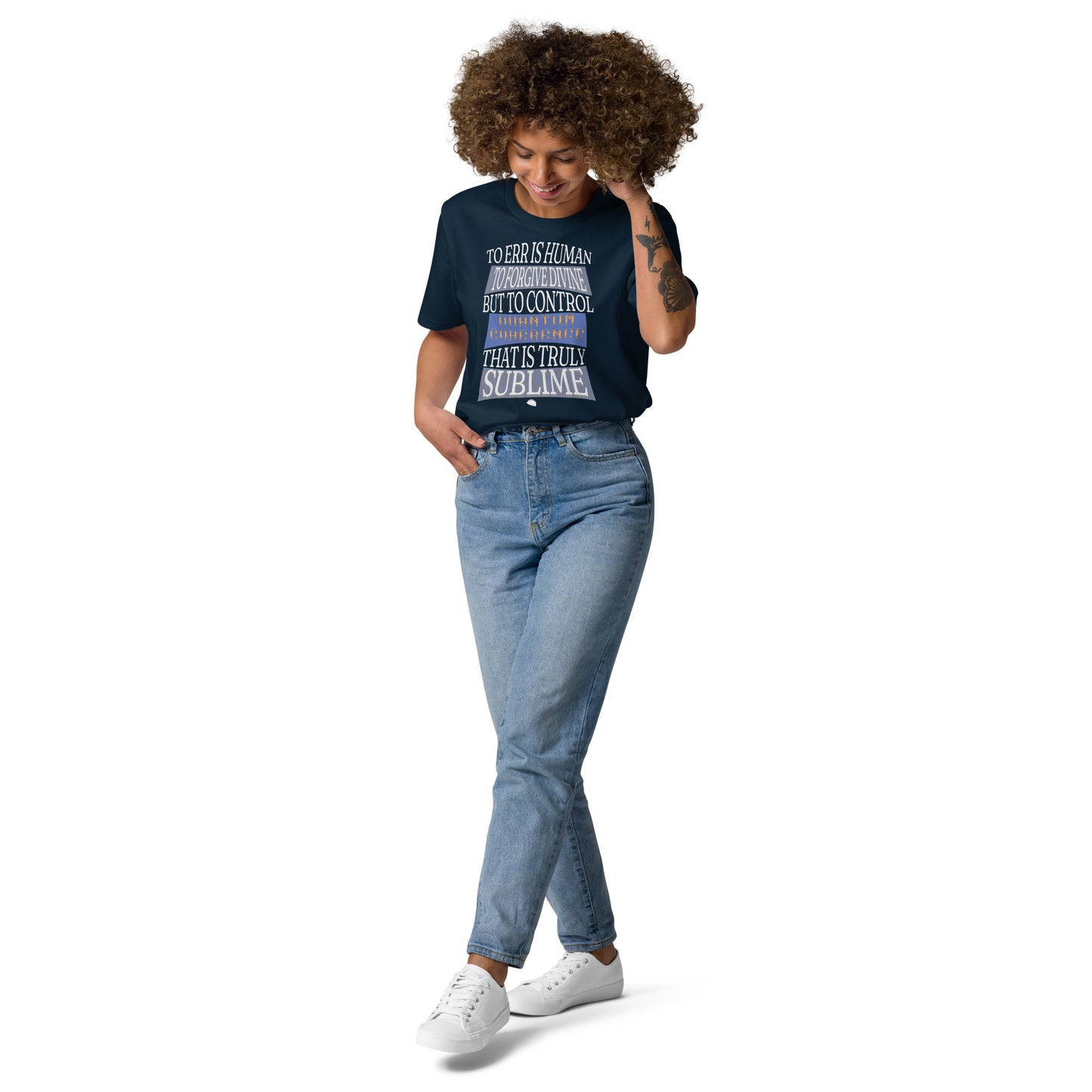 Unisex organic cotton t-shirt - Controlling Quantum Coherence Is Sublime