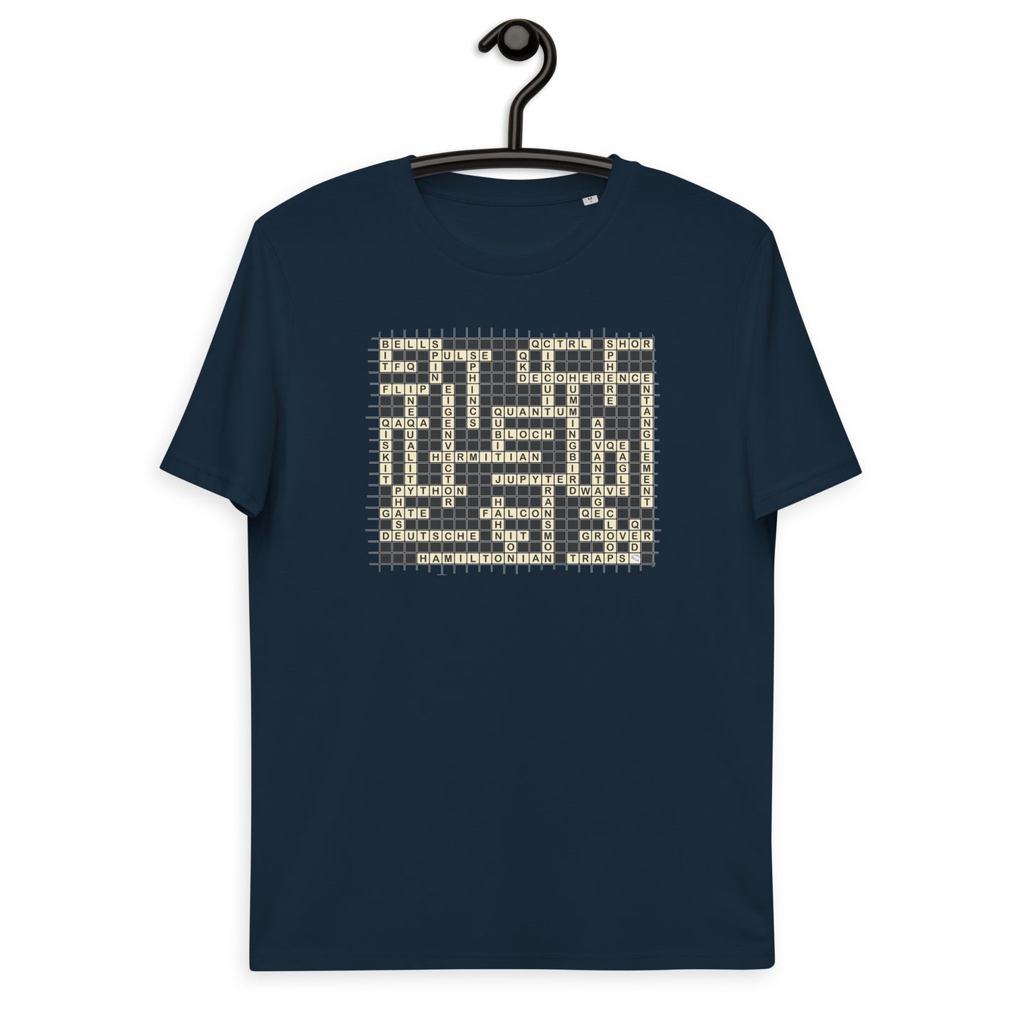 Unisex organic cotton t-shirt - Coded Cross Talking to Quantum Computers