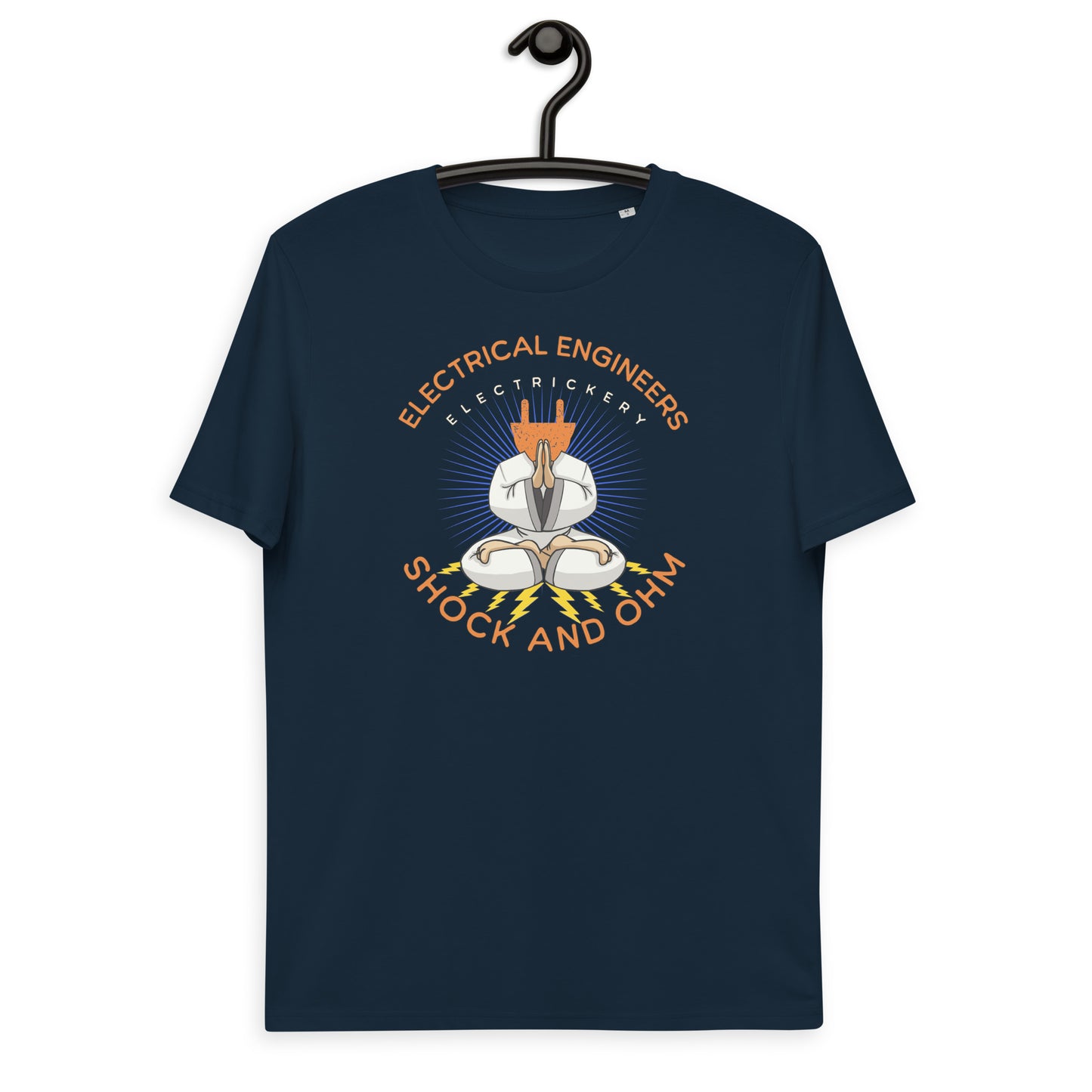 Unisex organic cotton t-shirt - Electrical Engineers Shock & Ohm