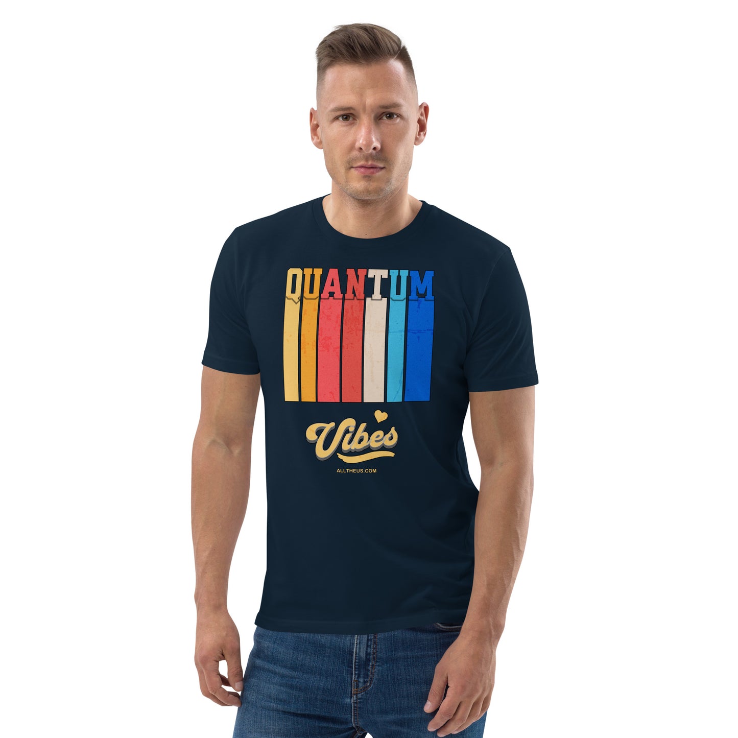 Unisex organic cotton t-shirt - Quantum Vibes