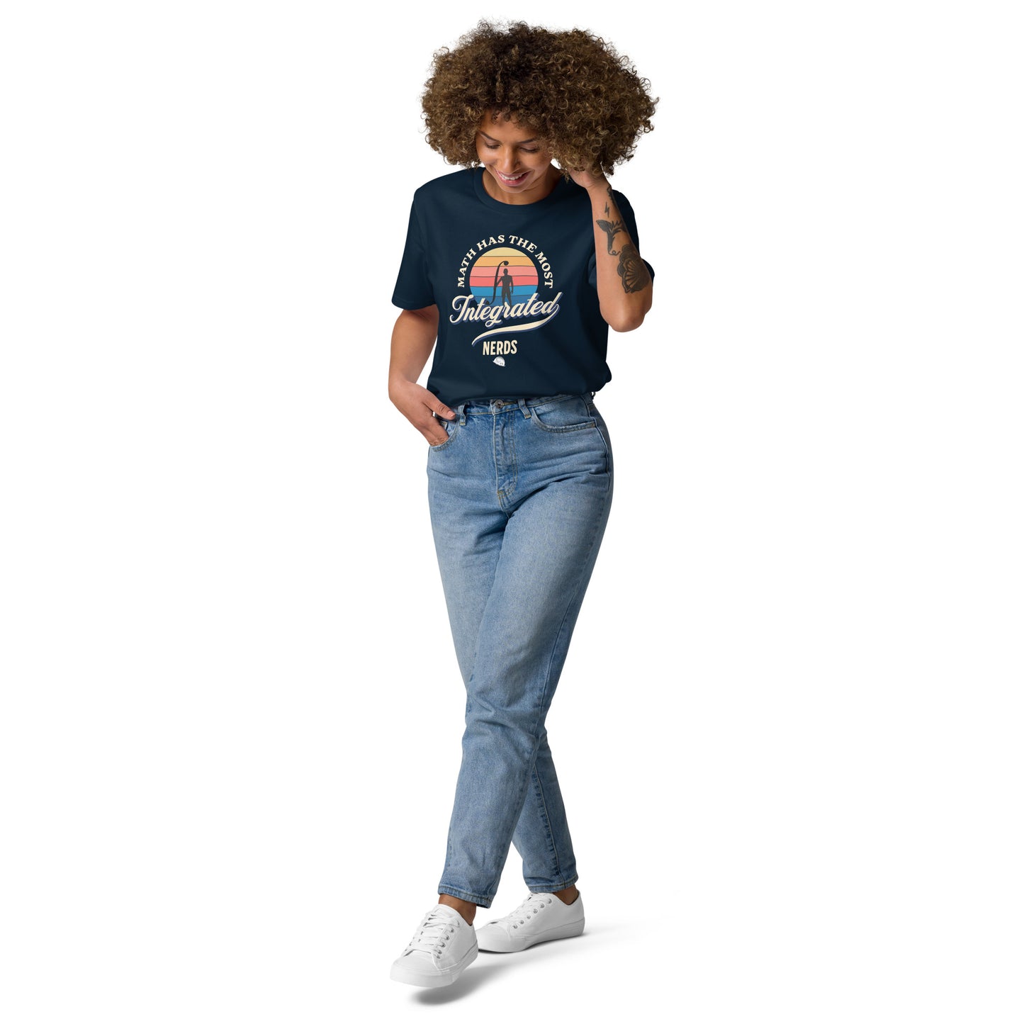 Unisex organic cotton t-shirt - Math Has The Most Integrated Nerds M