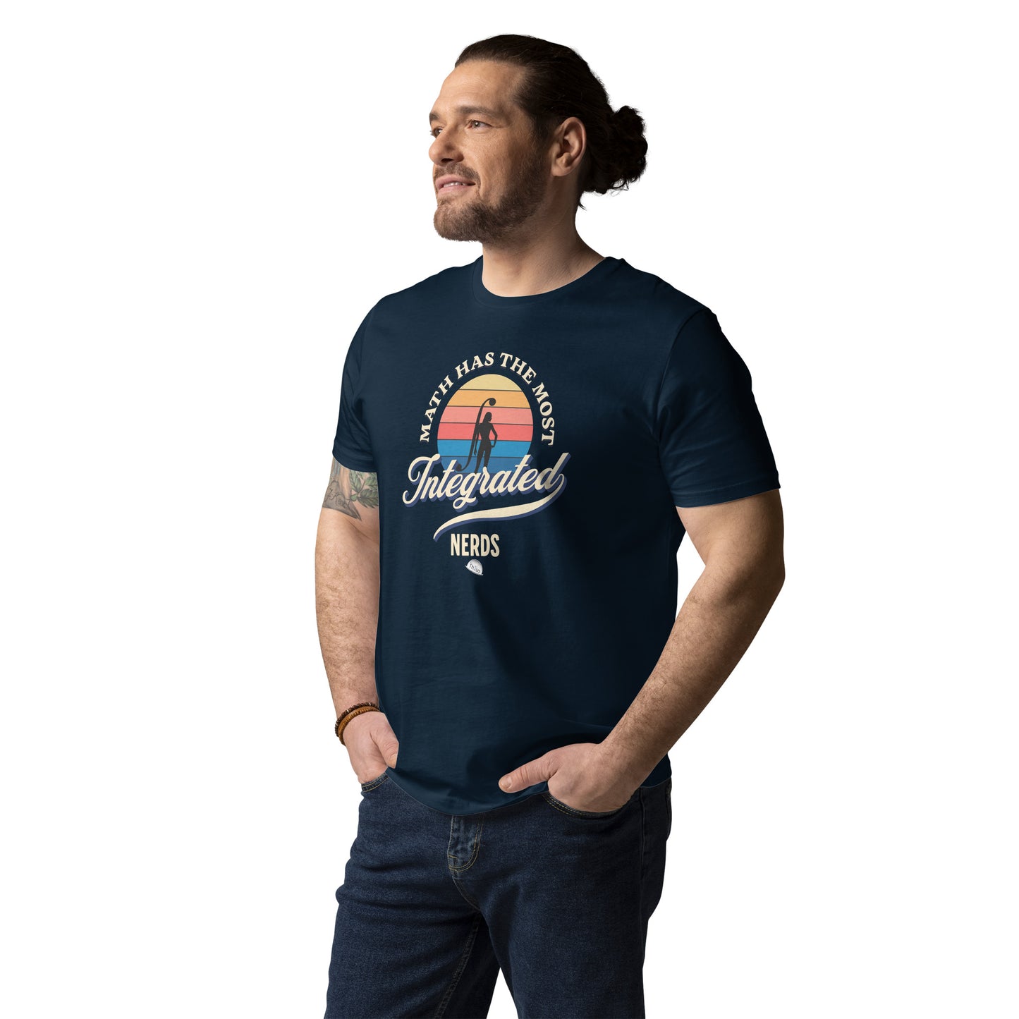 Unisex organic cotton t-shirt: Math Has The Most Integrated Nerds F