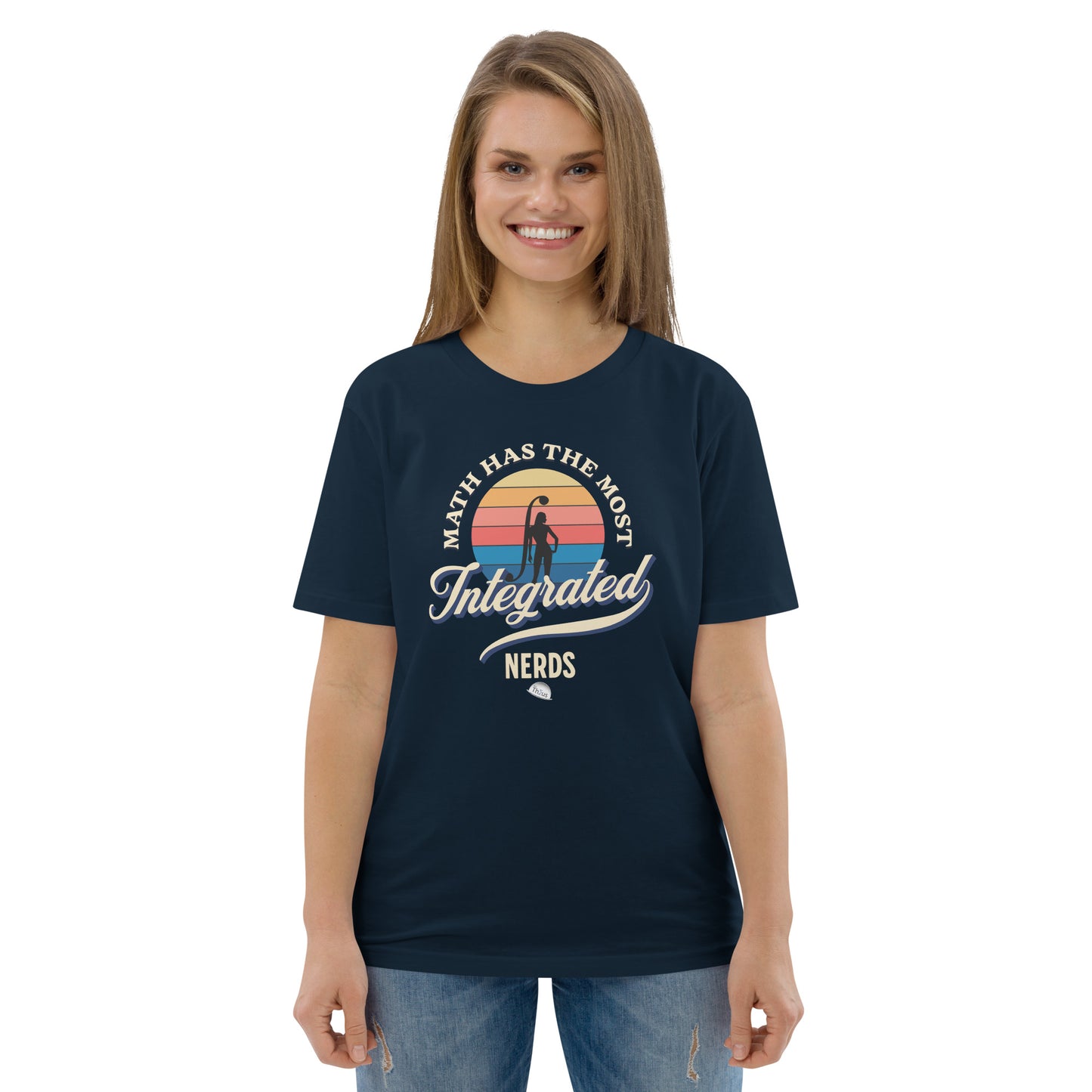 Unisex organic cotton t-shirt: Math Has The Most Integrated Nerds F
