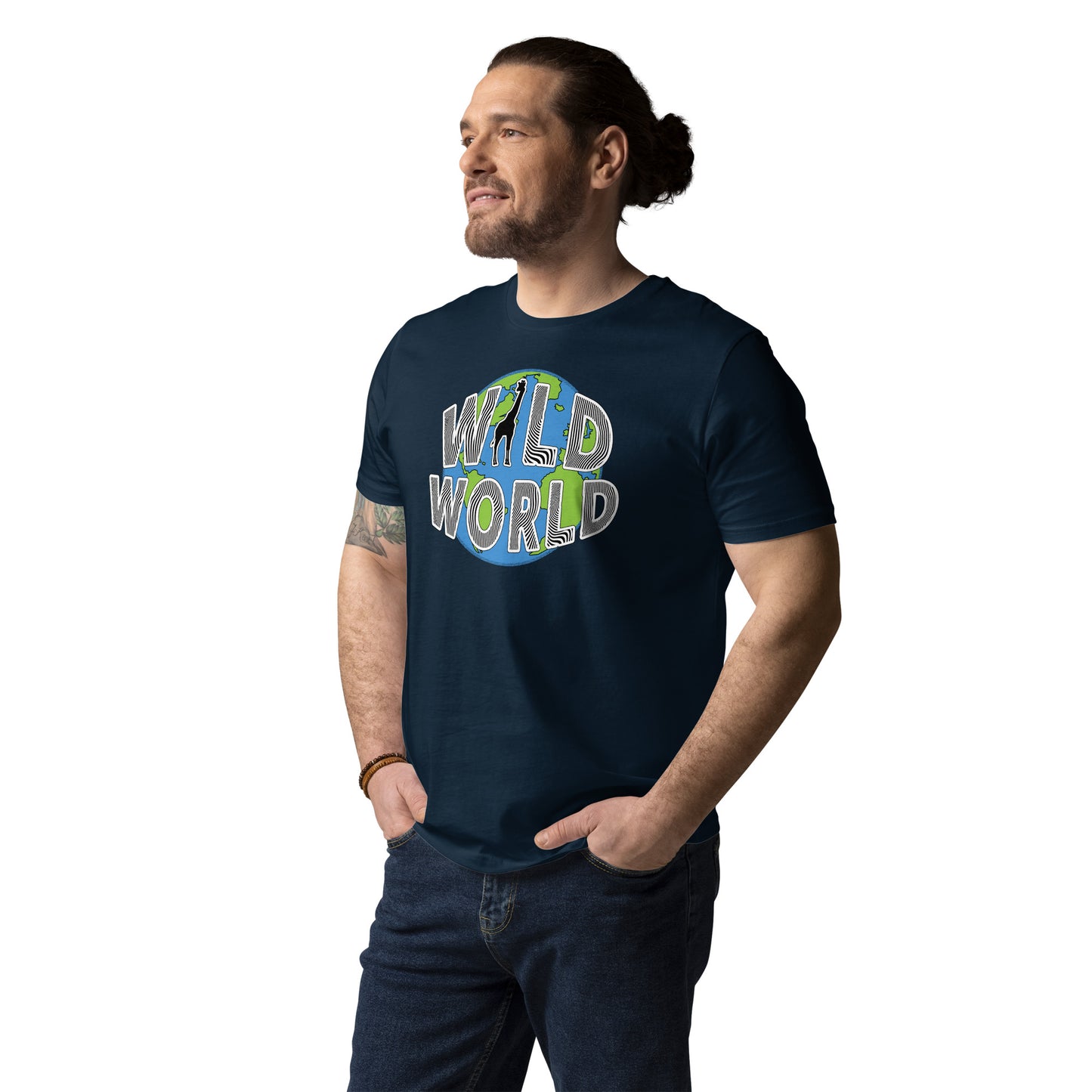 Unisex organic cotton t-shirt - Wild World w Scott Solomon