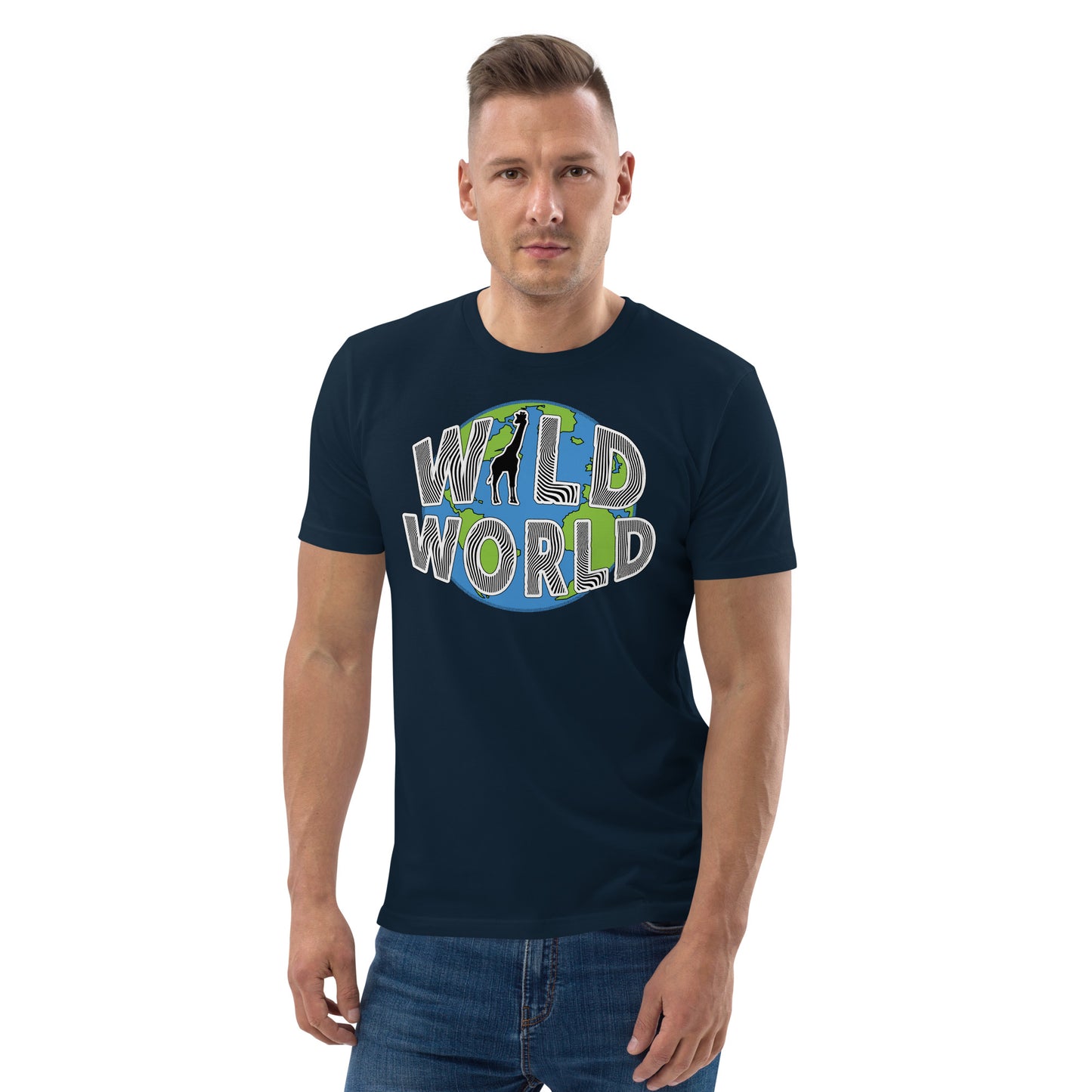 Unisex organic cotton t-shirt - Wild World w Scott Solomon