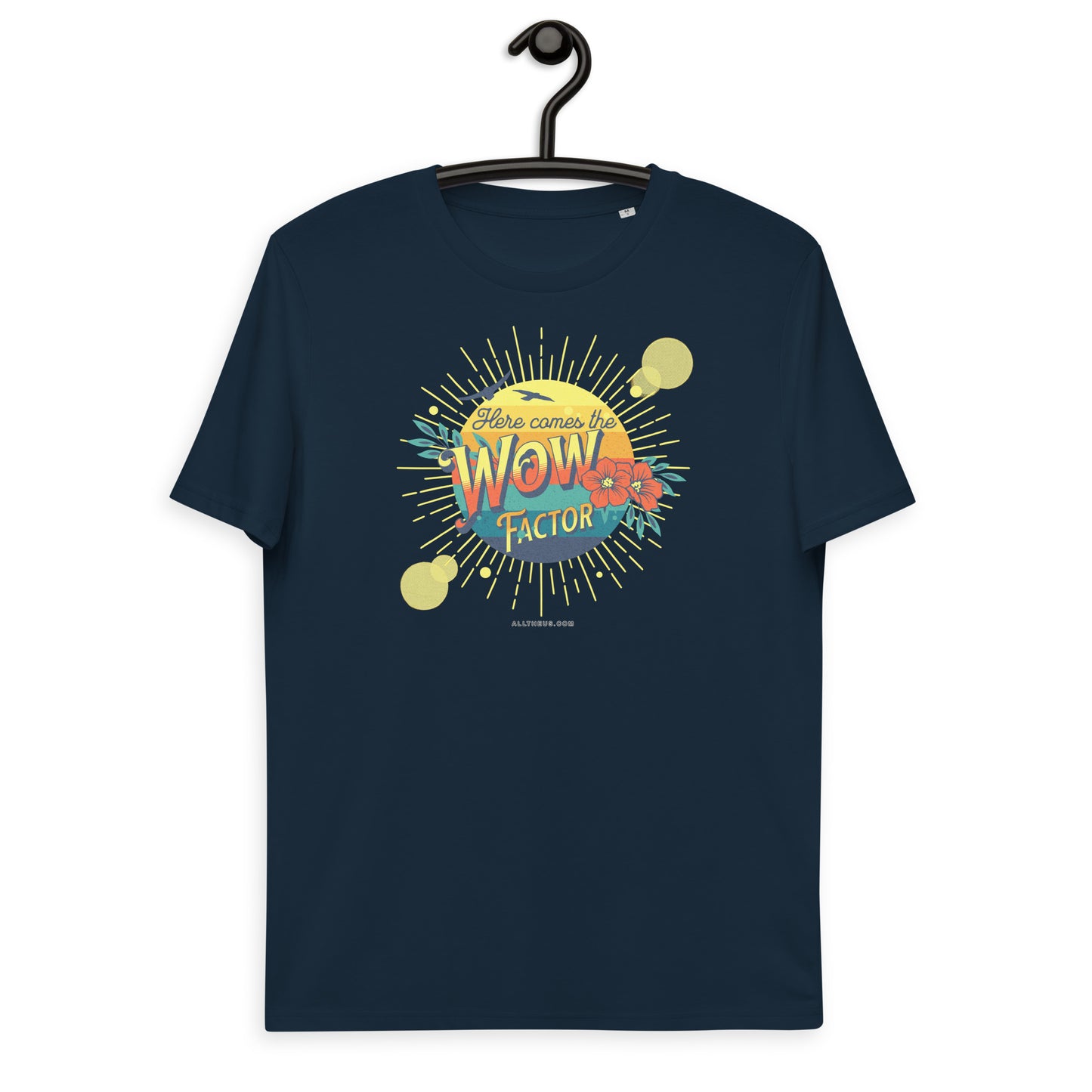 Unisex organic cotton t-shirt - Here Comes The Sun's Wow Factor