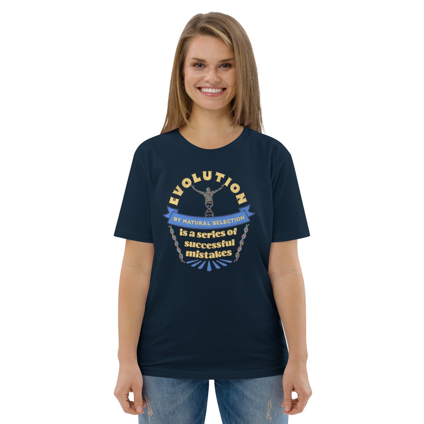 Unisex organic cotton t-shirt - Evolution By Natural Selection