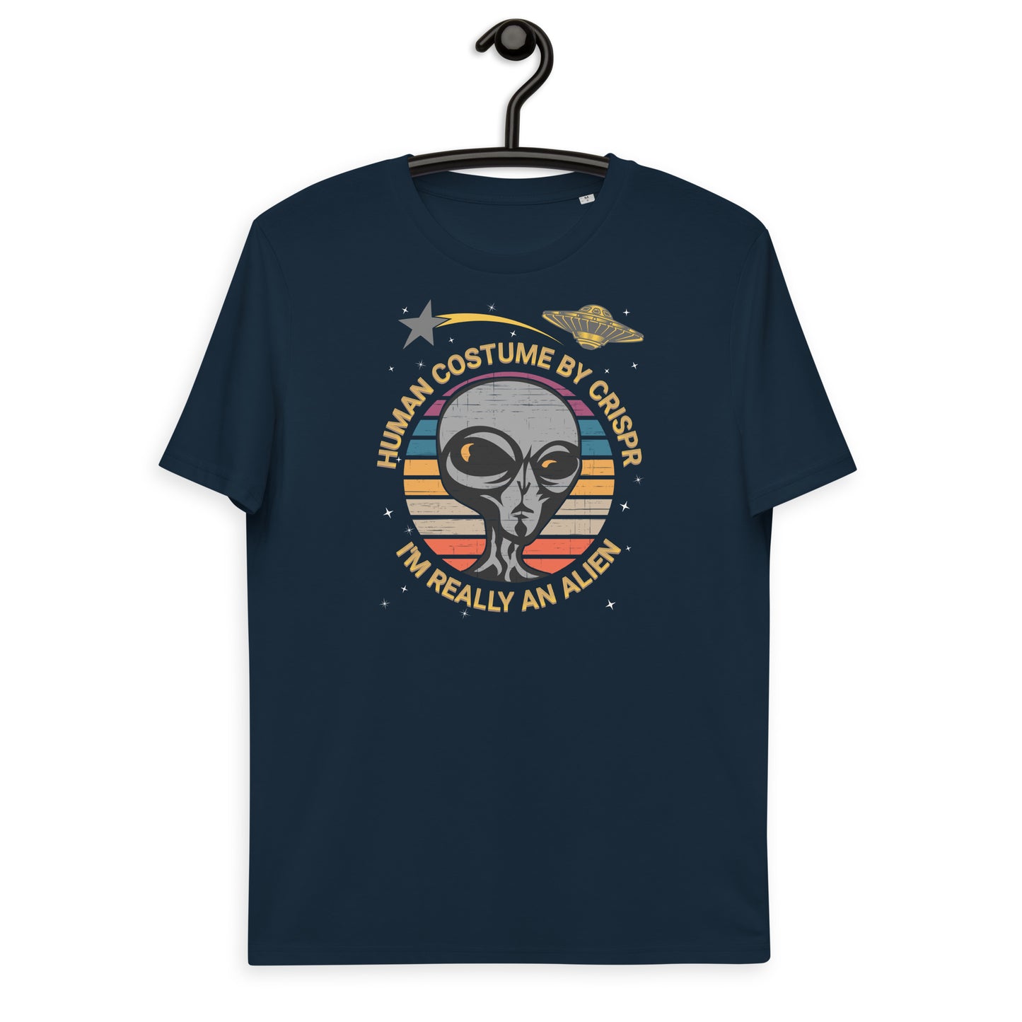 Unisex organic cotton t-shirt - Are CRISPr'd Aliens Amongst Us?
