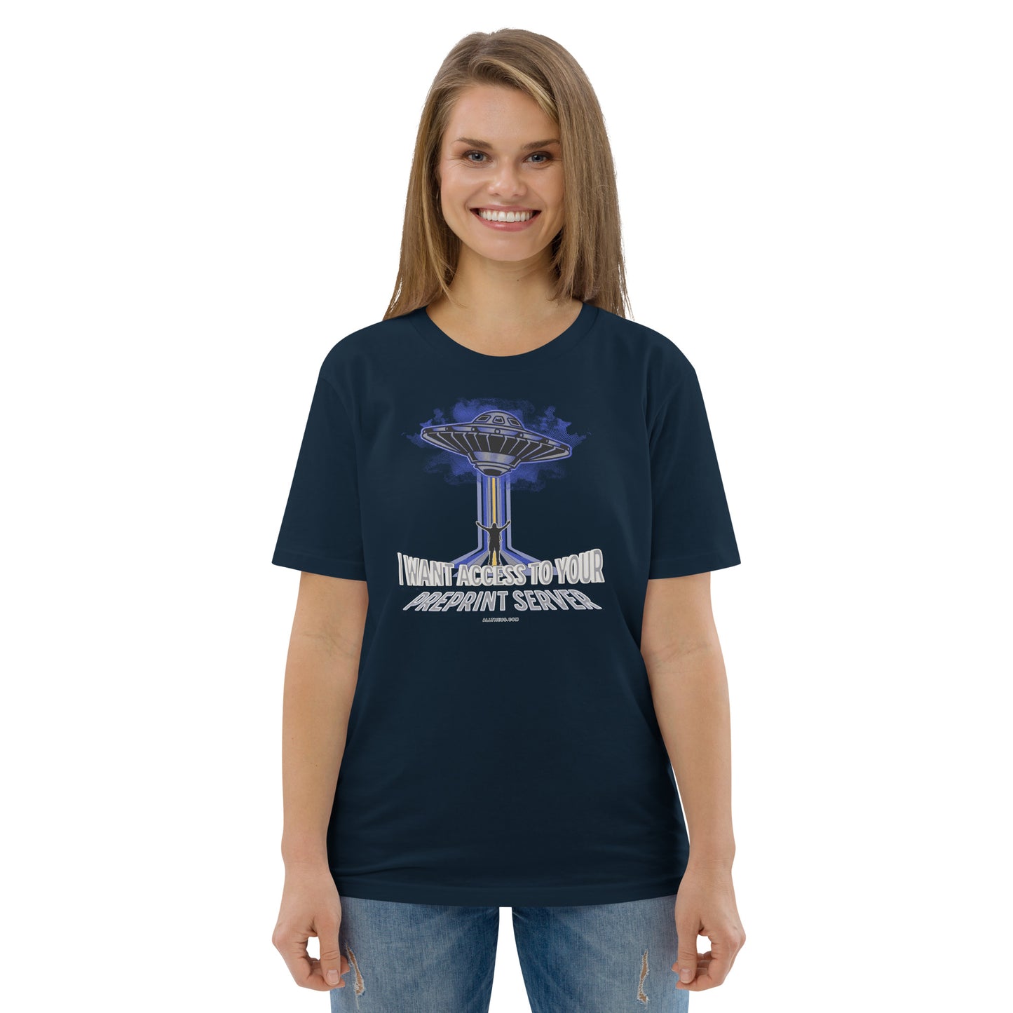 Unisex organic cotton t-shirt - I Want Access to Your Preprint Server!