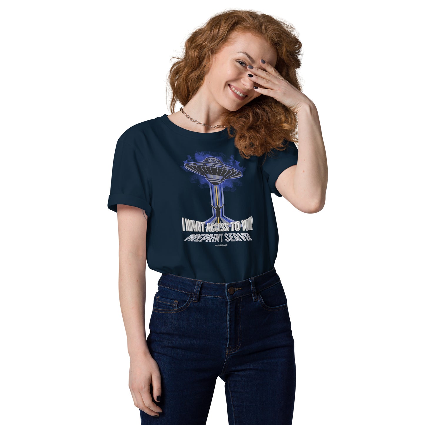 Unisex organic cotton t-shirt - I Want Access to Your Preprint Server!