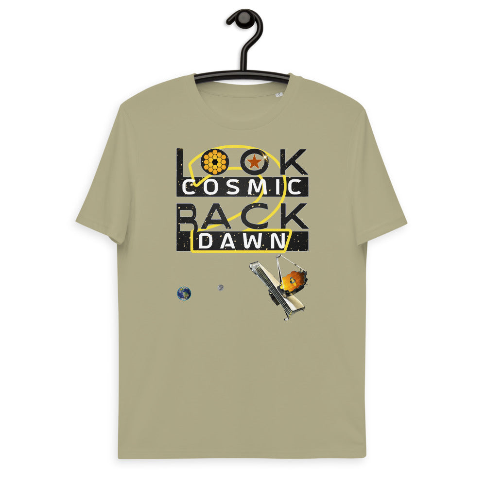Unisex organic cotton t-shirt - JWST Looks Back To Our Cosmic Dawn