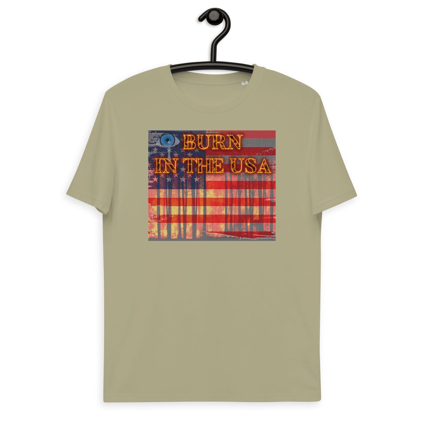 Unisex organic cotton t-shirt - Burn In The USA