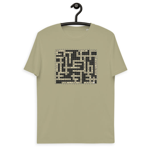 Unisex organic cotton t-shirt - Coded Cross Talking to Quantum Computers