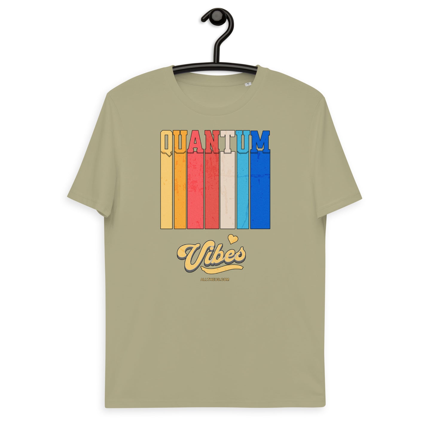 Unisex organic cotton t-shirt - Quantum Vibes
