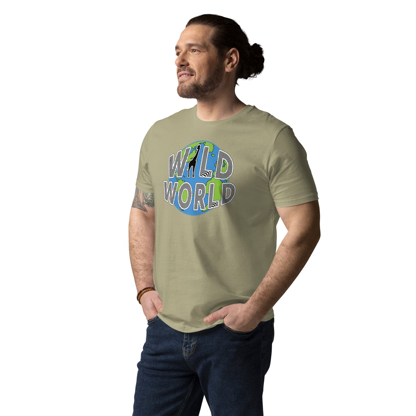Unisex organic cotton t-shirt - Wild World w Scott Solomon