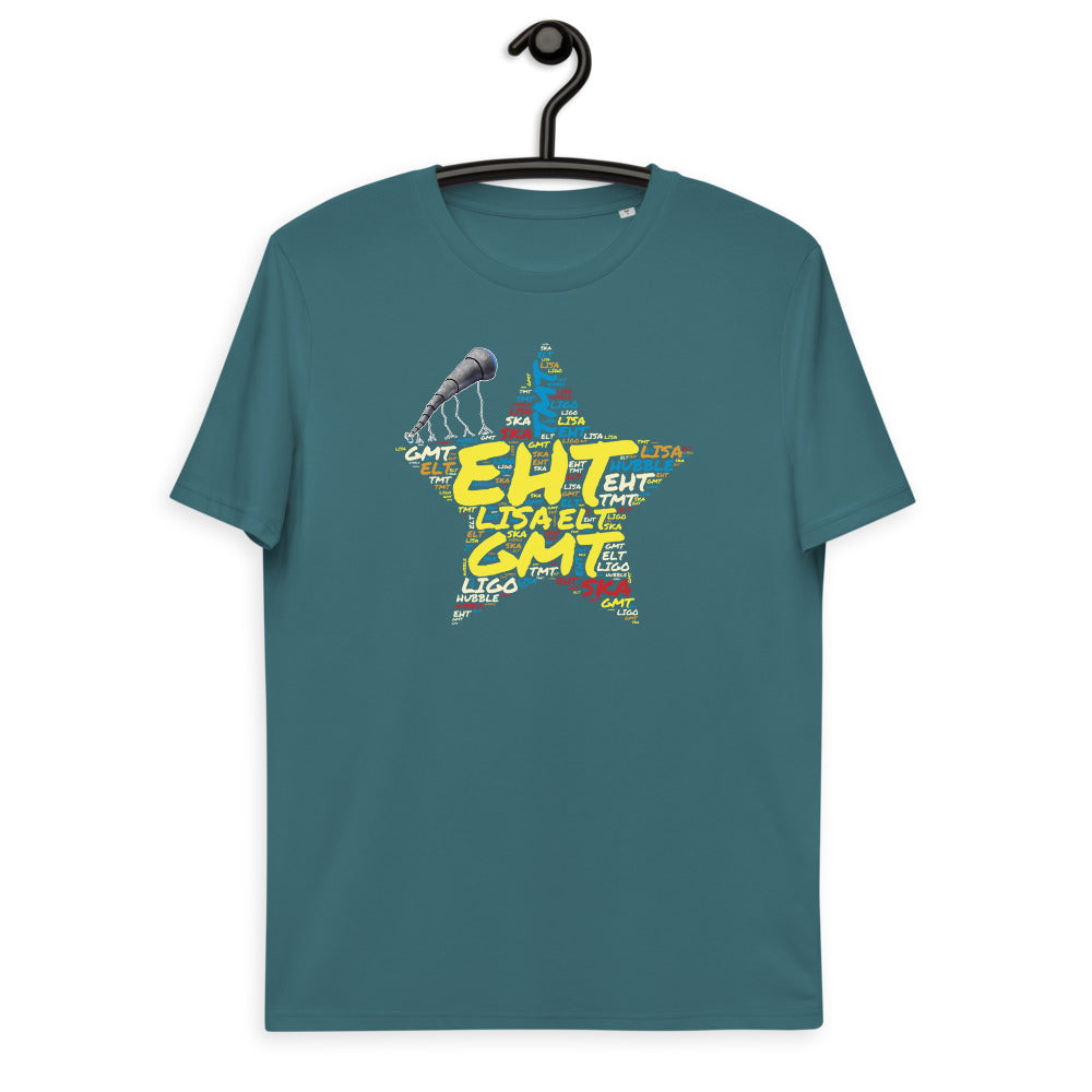 Unisex organic cotton t-shirt - Telescopes Today & Tomorrow