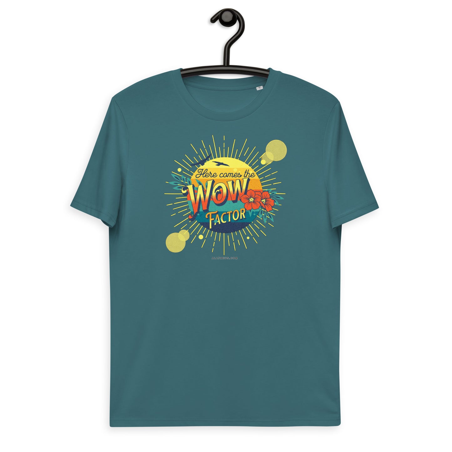 Unisex organic cotton t-shirt - Here Comes The Sun's Wow Factor