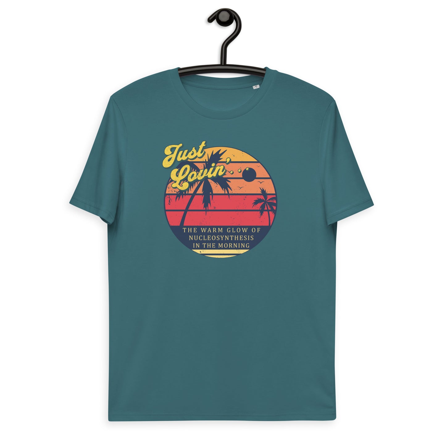 Unisex organic cotton t-shirt - Just Lovin' The Warm Glow Of Morning Sun