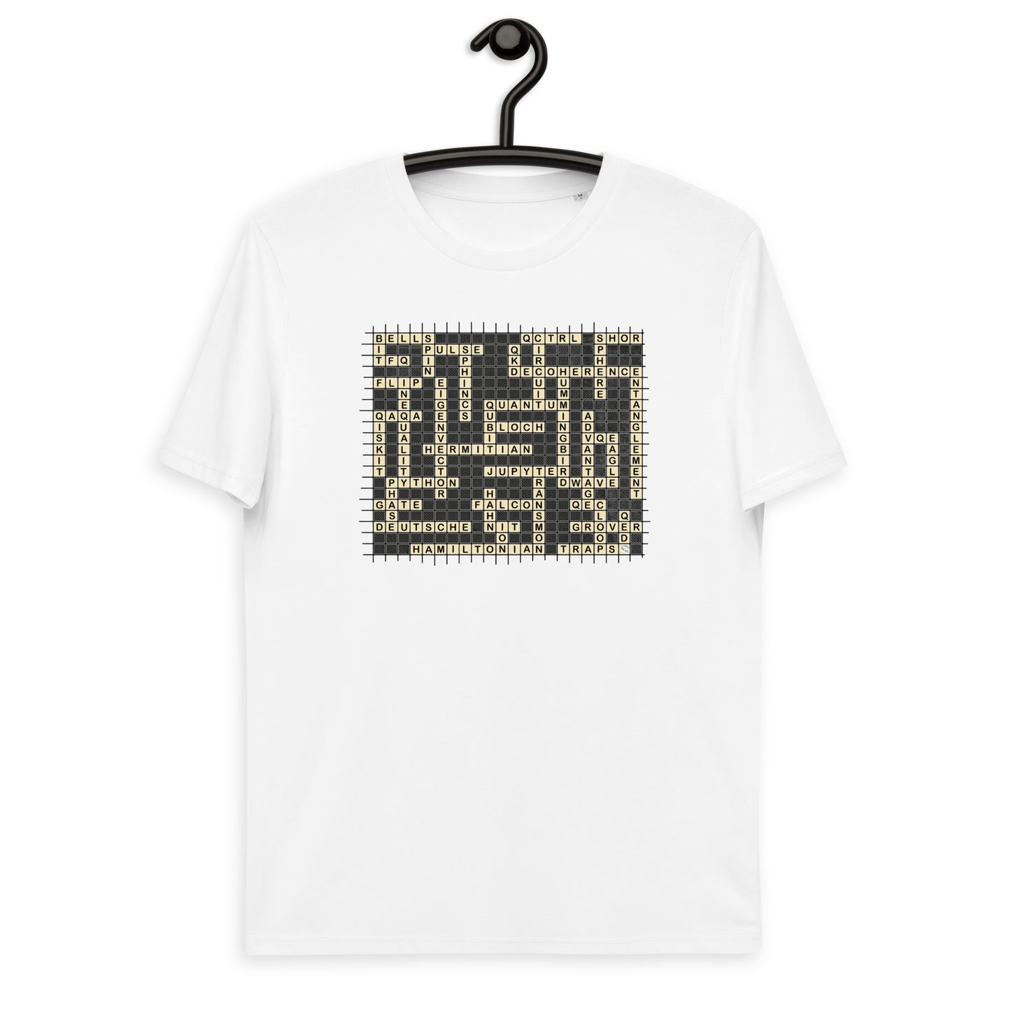 Unisex organic cotton t-shirt - Coded Cross Talking to Quantum Computers