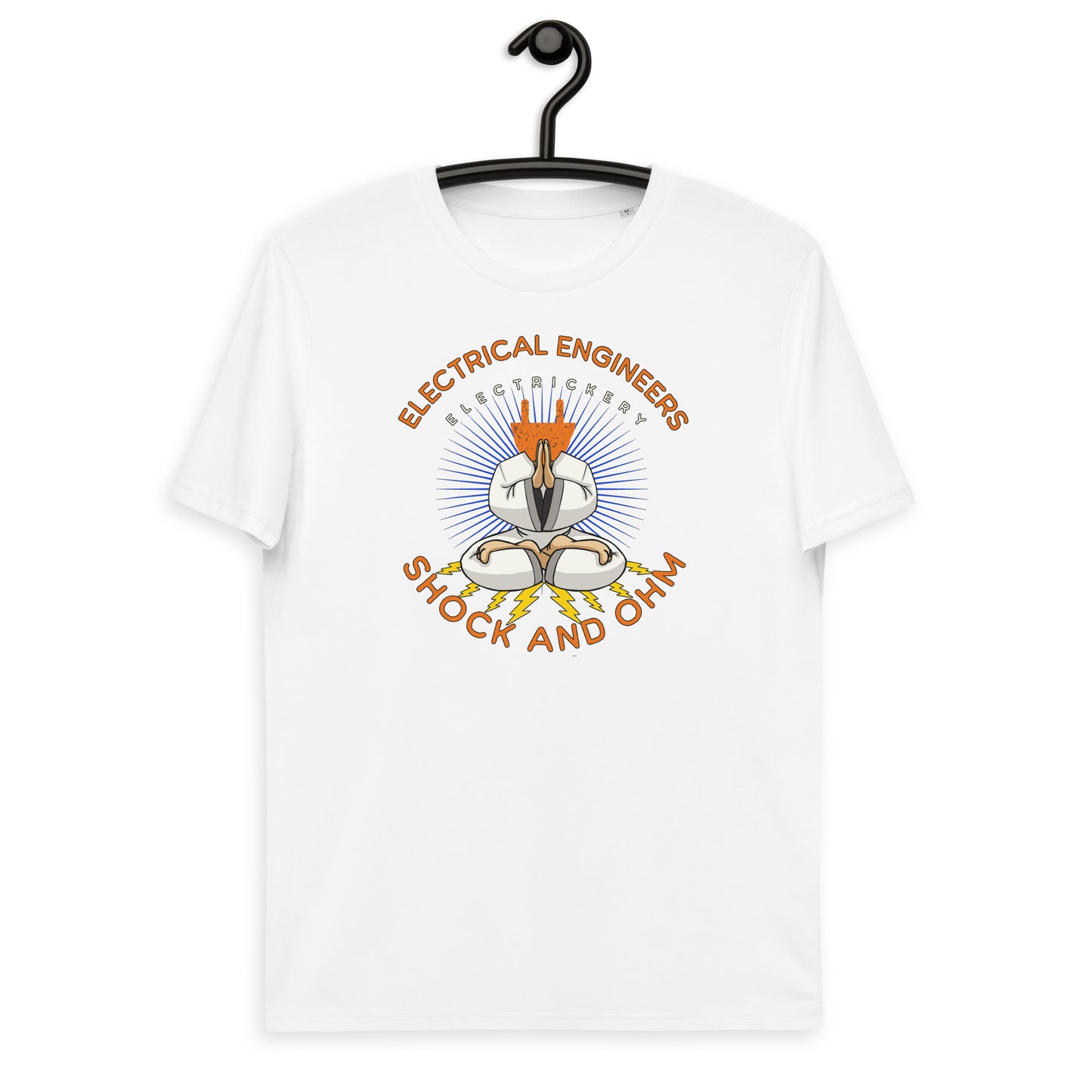 Unisex organic cotton t-shirt - Electrical Engineers Shock & Ohm