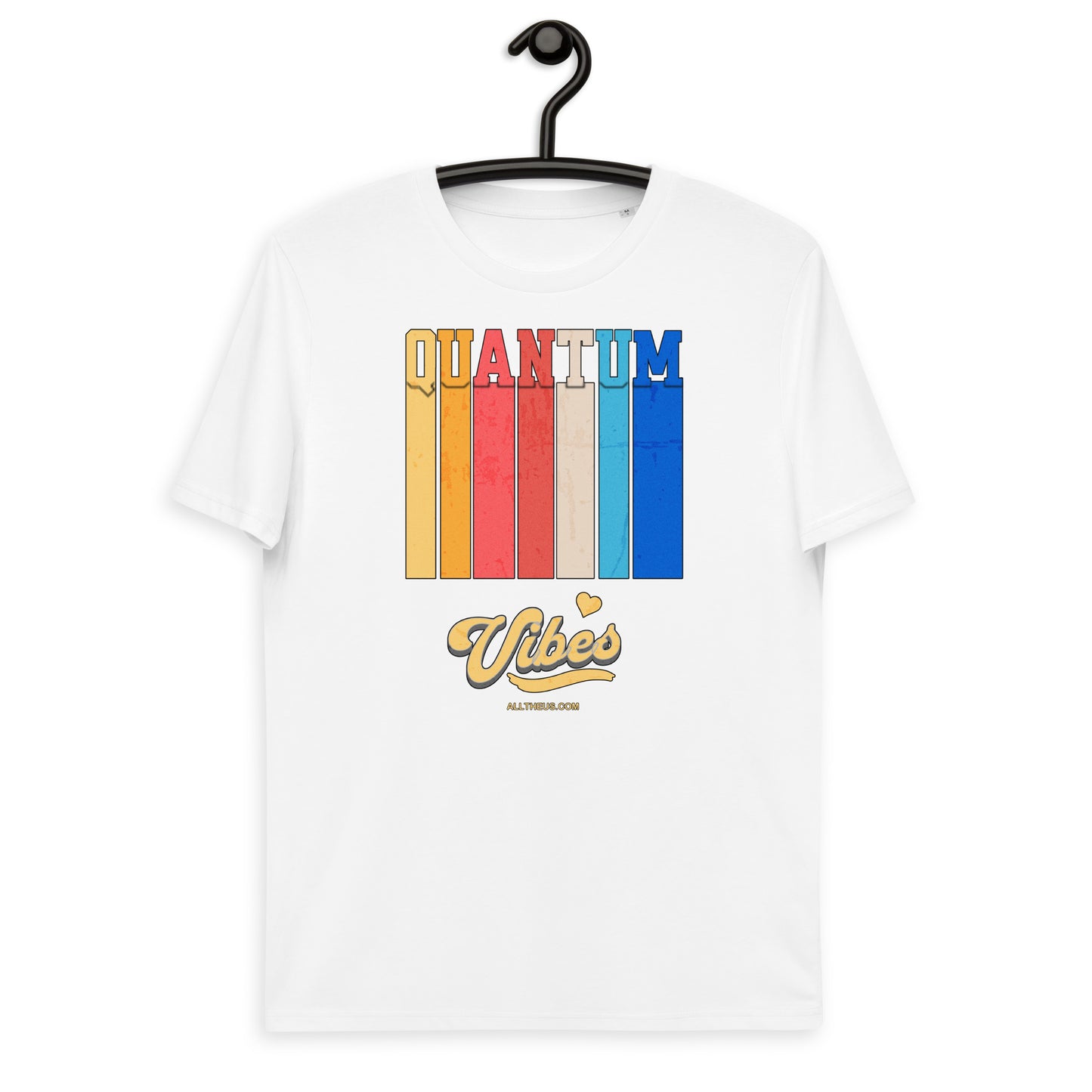 Unisex organic cotton t-shirt - Quantum Vibes