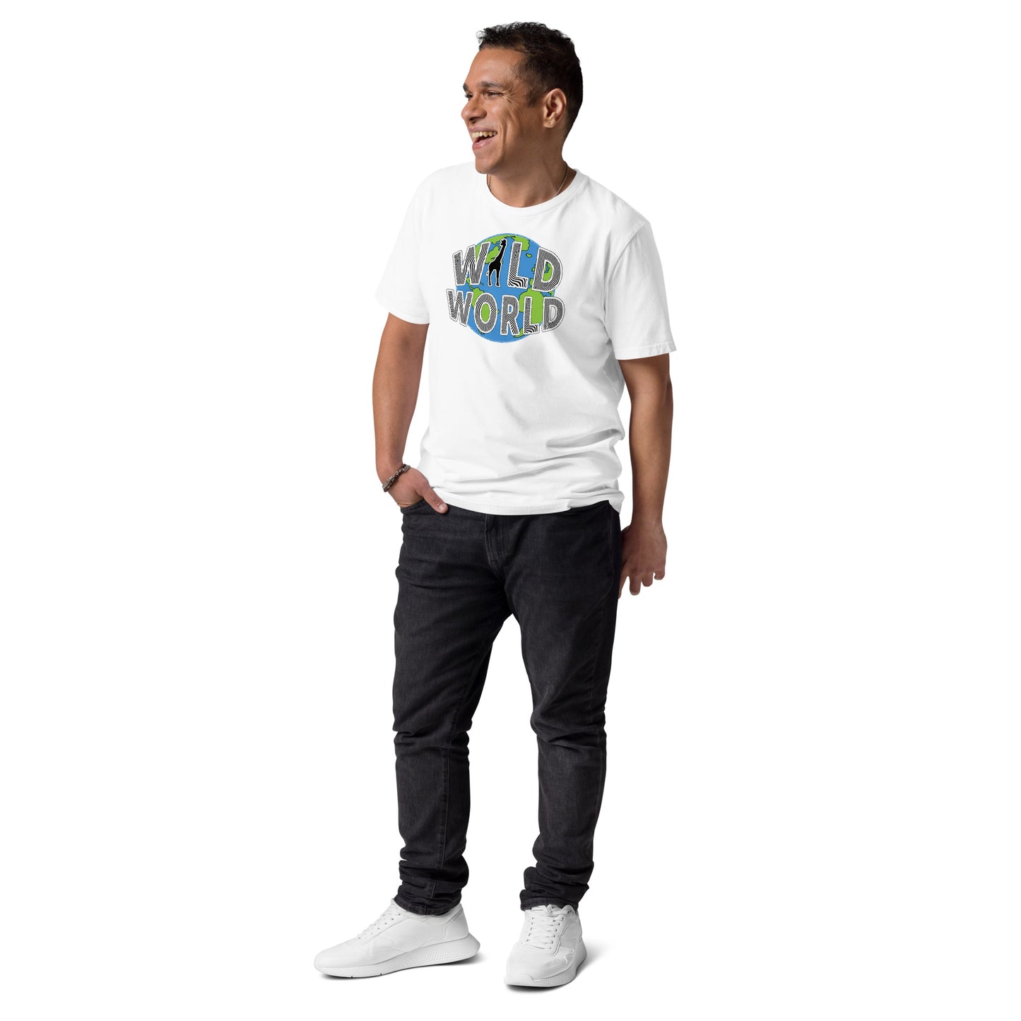 Unisex organic cotton t-shirt - Wild World w Scott Solomon