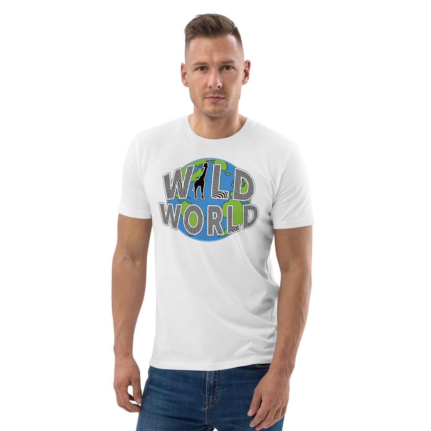 Unisex organic cotton t-shirt - Wild World w Scott Solomon