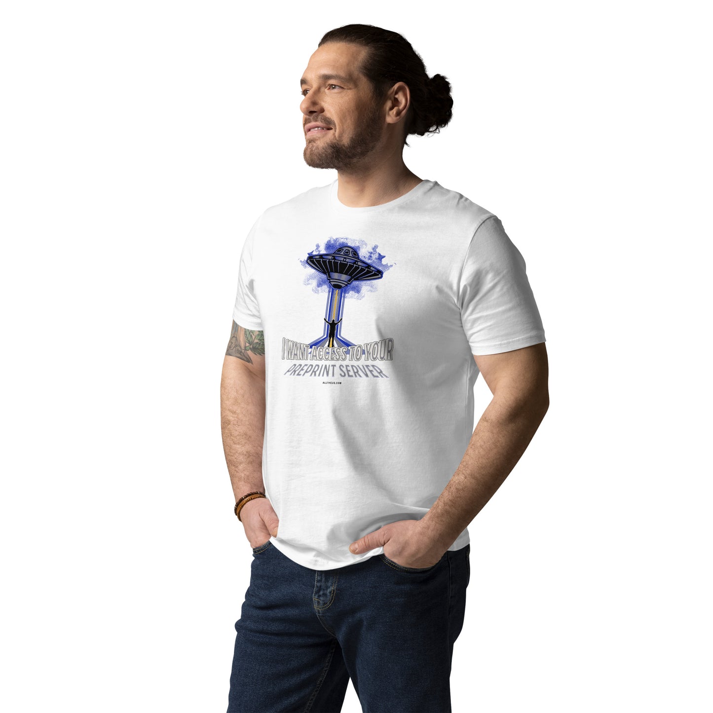 Unisex organic cotton t-shirt - I Want Access to Your Preprint Server!