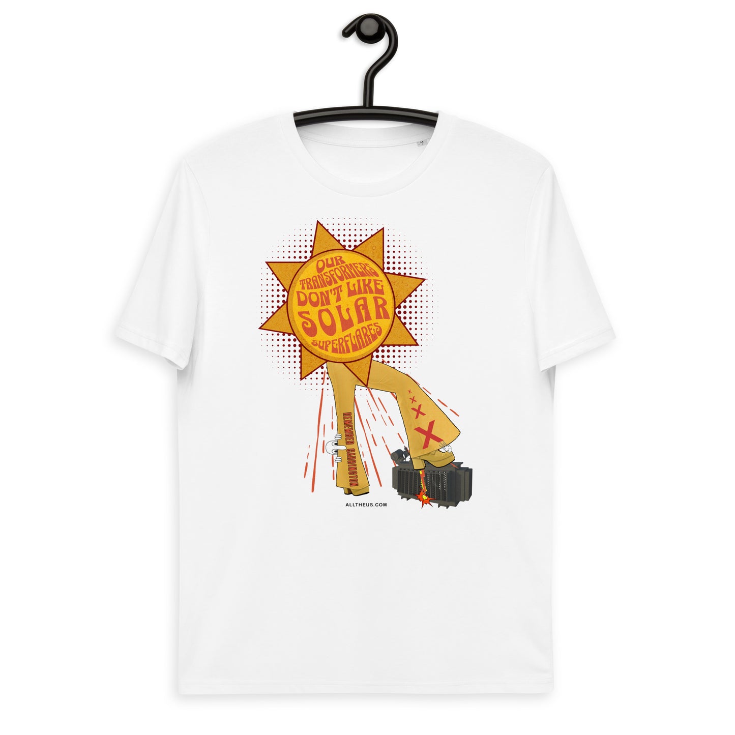 Unisex organic cotton t-shirt - Our Transformers Don't Like Superflares