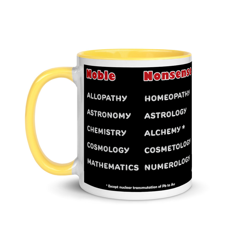 Mug W Inside Color - The Noble Pursuit of Knowledge