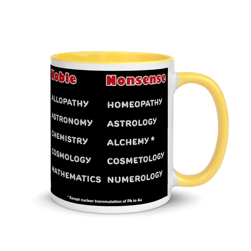 Mug W Inside Color - The Noble Pursuit of Knowledge