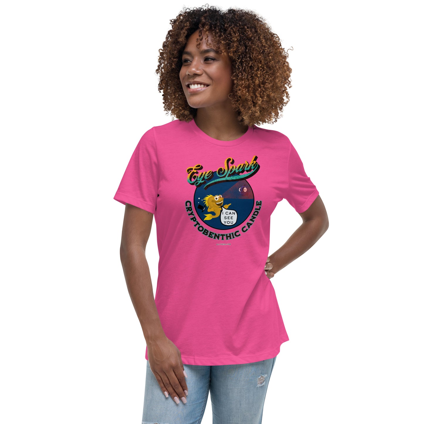 Women's Relaxed T-Shirt - A Top Hat & A Triplefin Eye Twinkle?