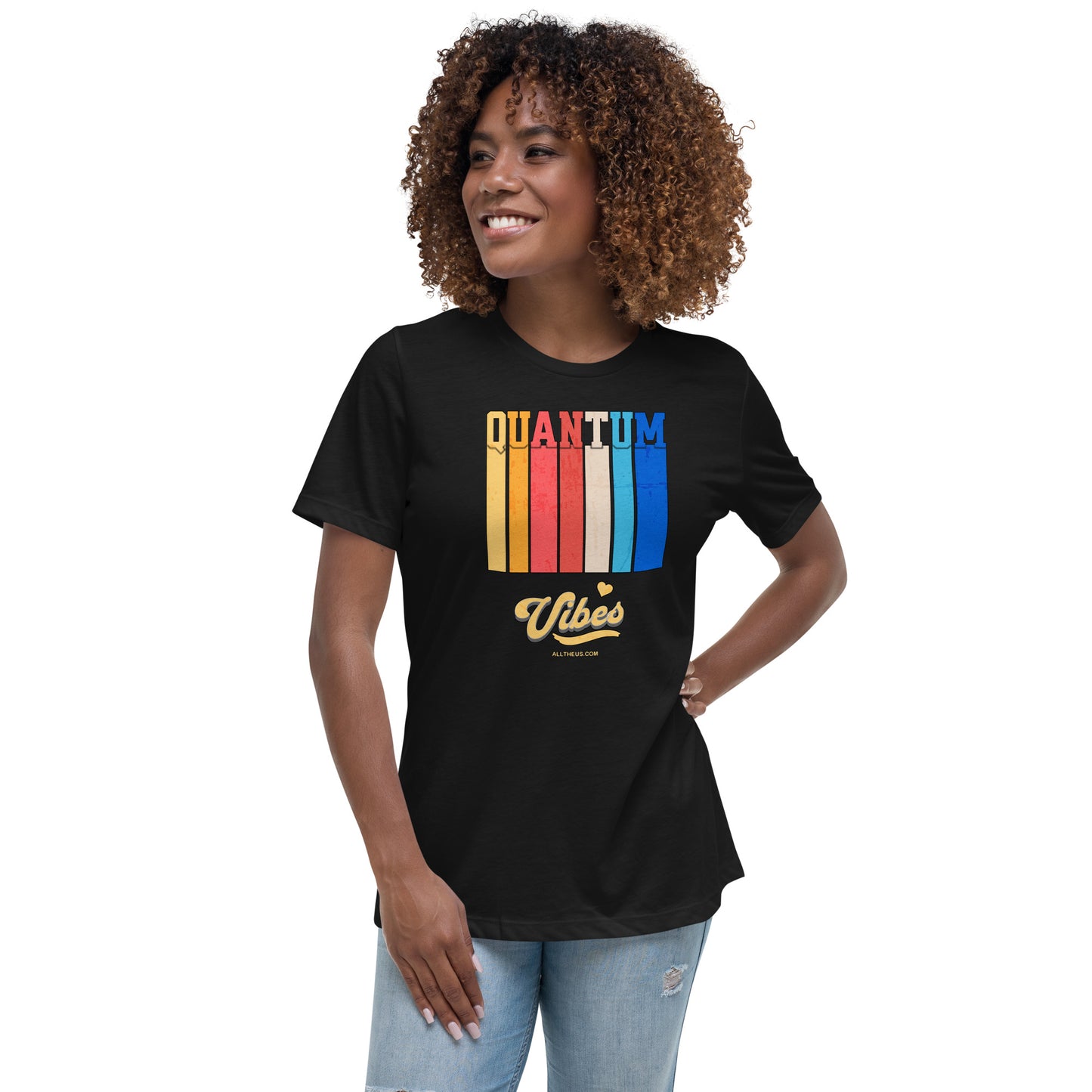 Women's Relaxed T-Shirt - Quantum Vibes