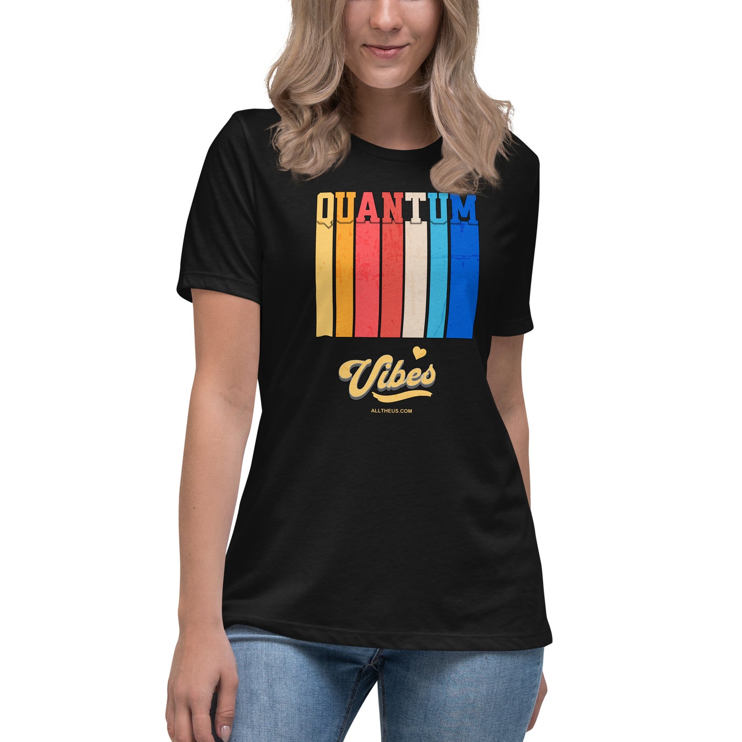 Women's Relaxed T-Shirt - Quantum Vibes