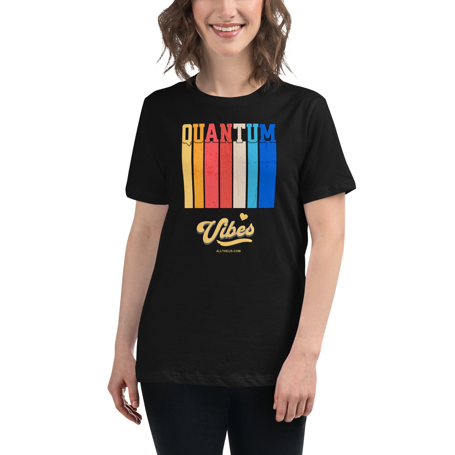 Women's Relaxed T-Shirt - Quantum Vibes