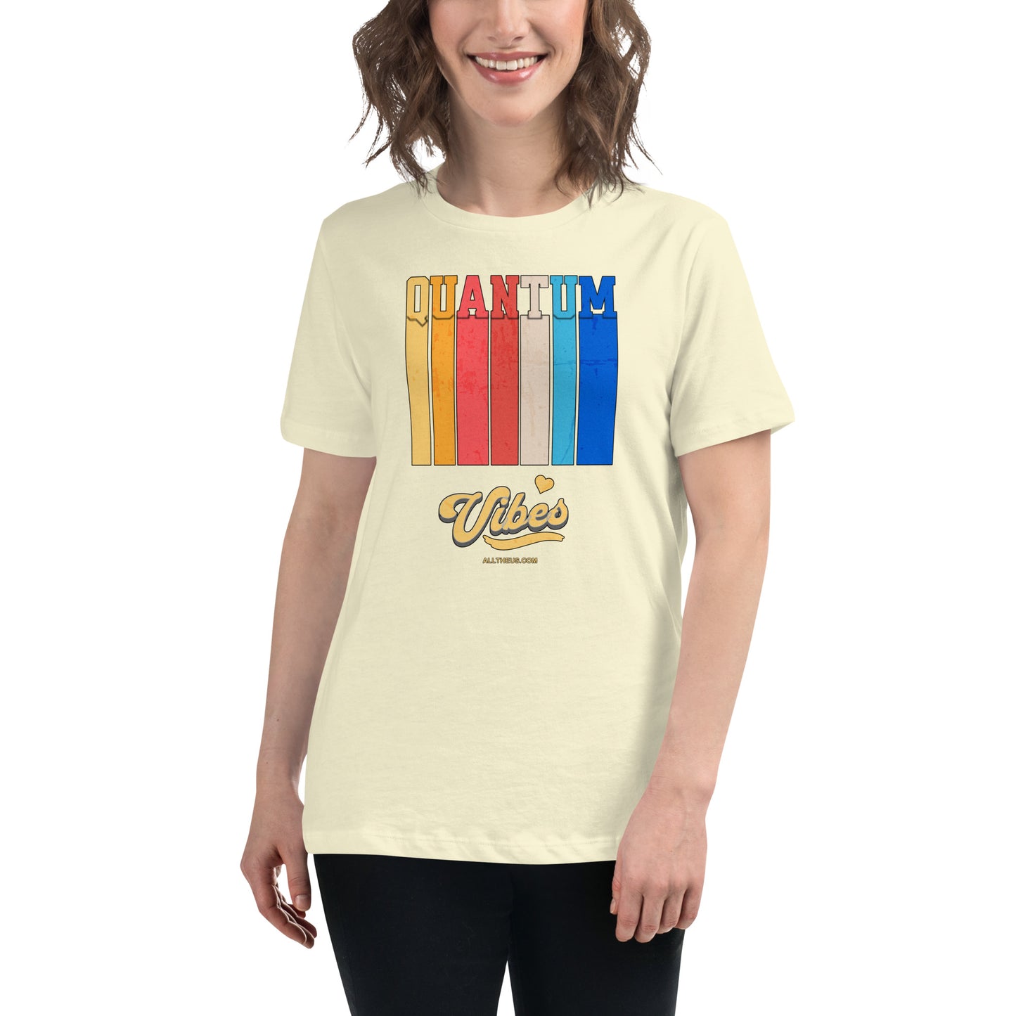 Women's Relaxed T-Shirt - Quantum Vibes