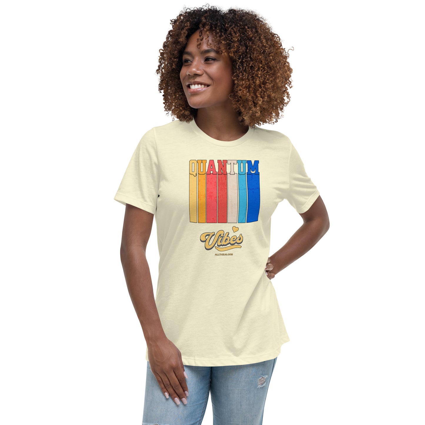 Women's Relaxed T-Shirt - Quantum Vibes