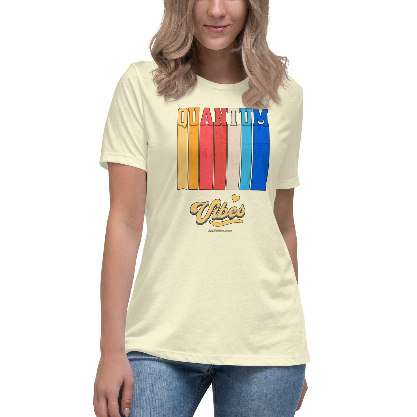 Women's Relaxed T-Shirt - Quantum Vibes