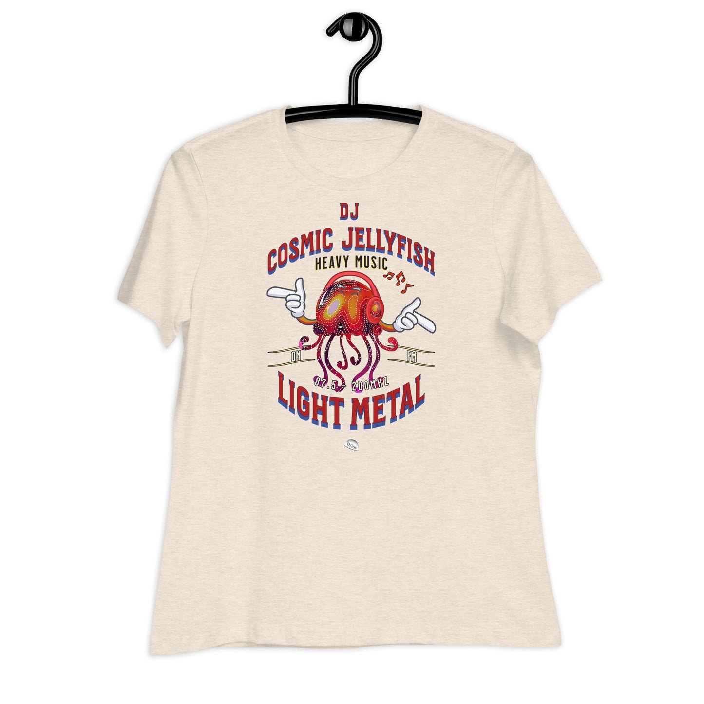 Women's Relaxed T-Shirt - DJ Cosmic Jellyfish Rocks The ABELL Cluster