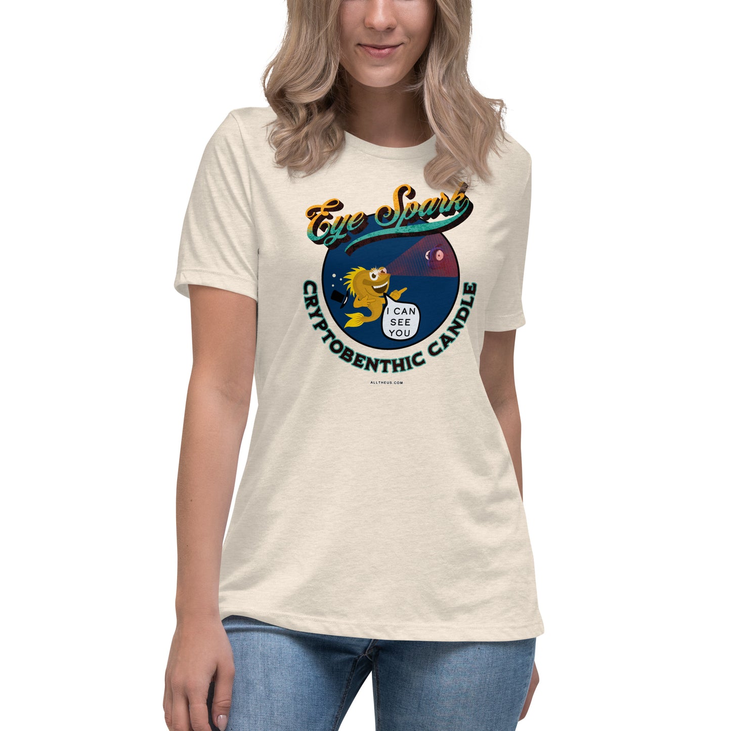 Women's Relaxed T-Shirt - A Top Hat & A Triplefin Eye Twinkle?
