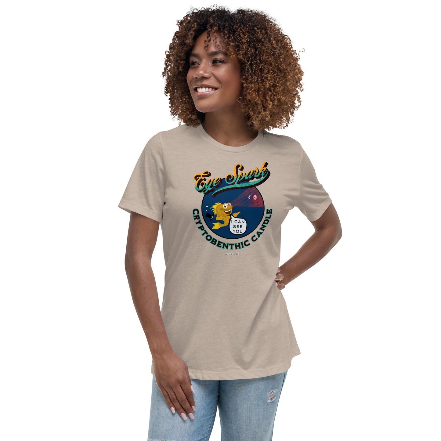 Women's Relaxed T-Shirt - A Top Hat & A Triplefin Eye Twinkle?