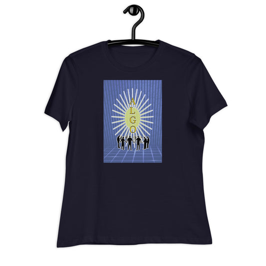 Women's Relaxed Fit T-Shirt - Worship At The Algorithmic Altar?