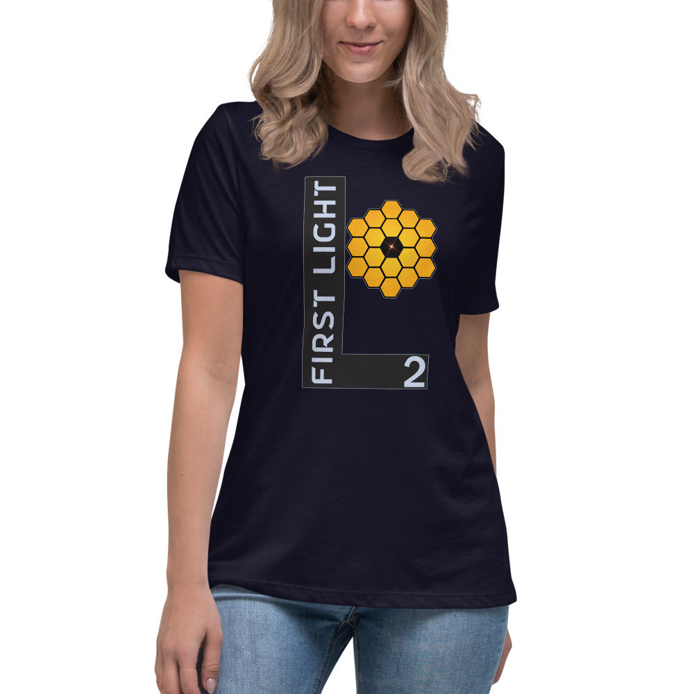 Women's Relaxed T-Shirt - JWST At Lagrange 2