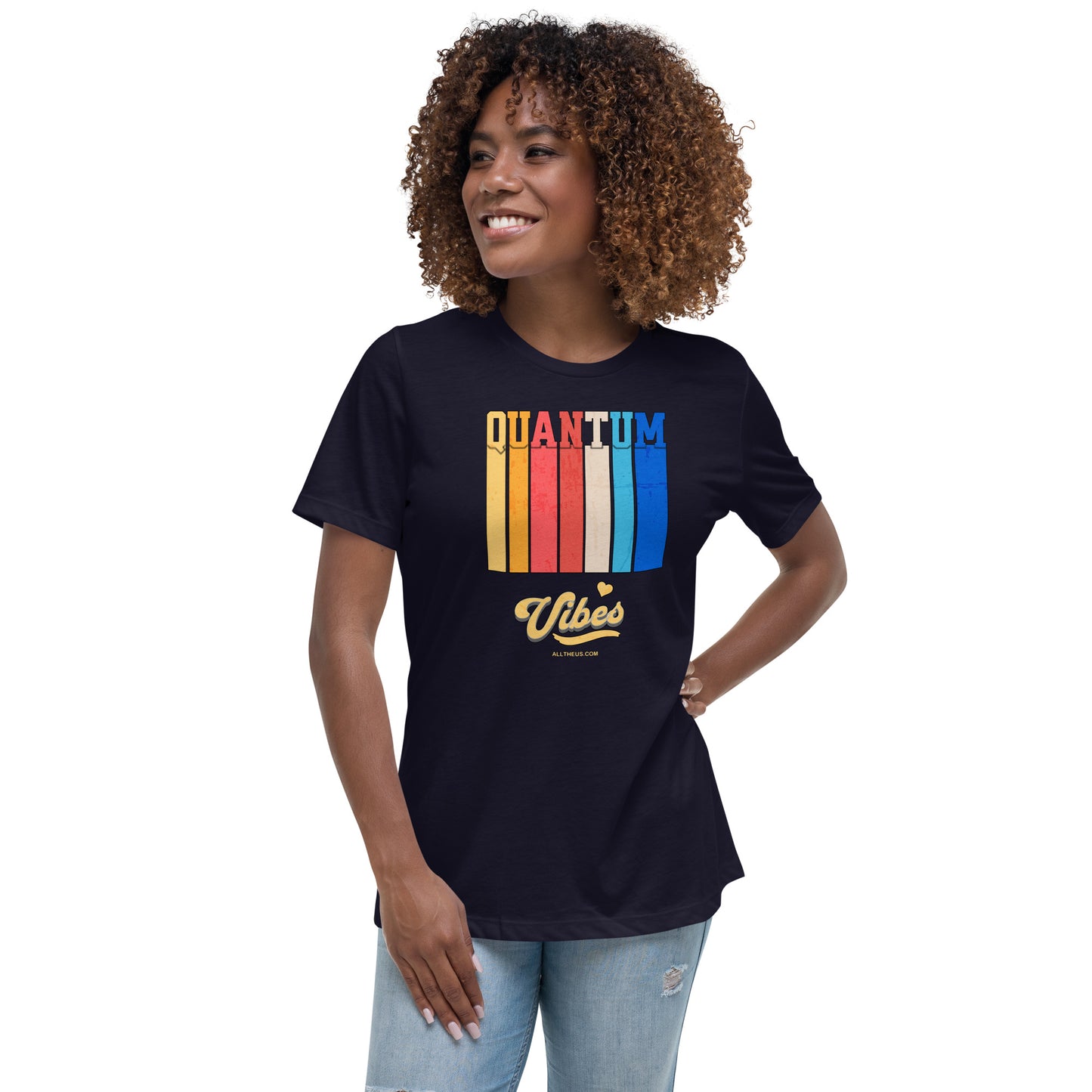 Women's Relaxed T-Shirt - Quantum Vibes