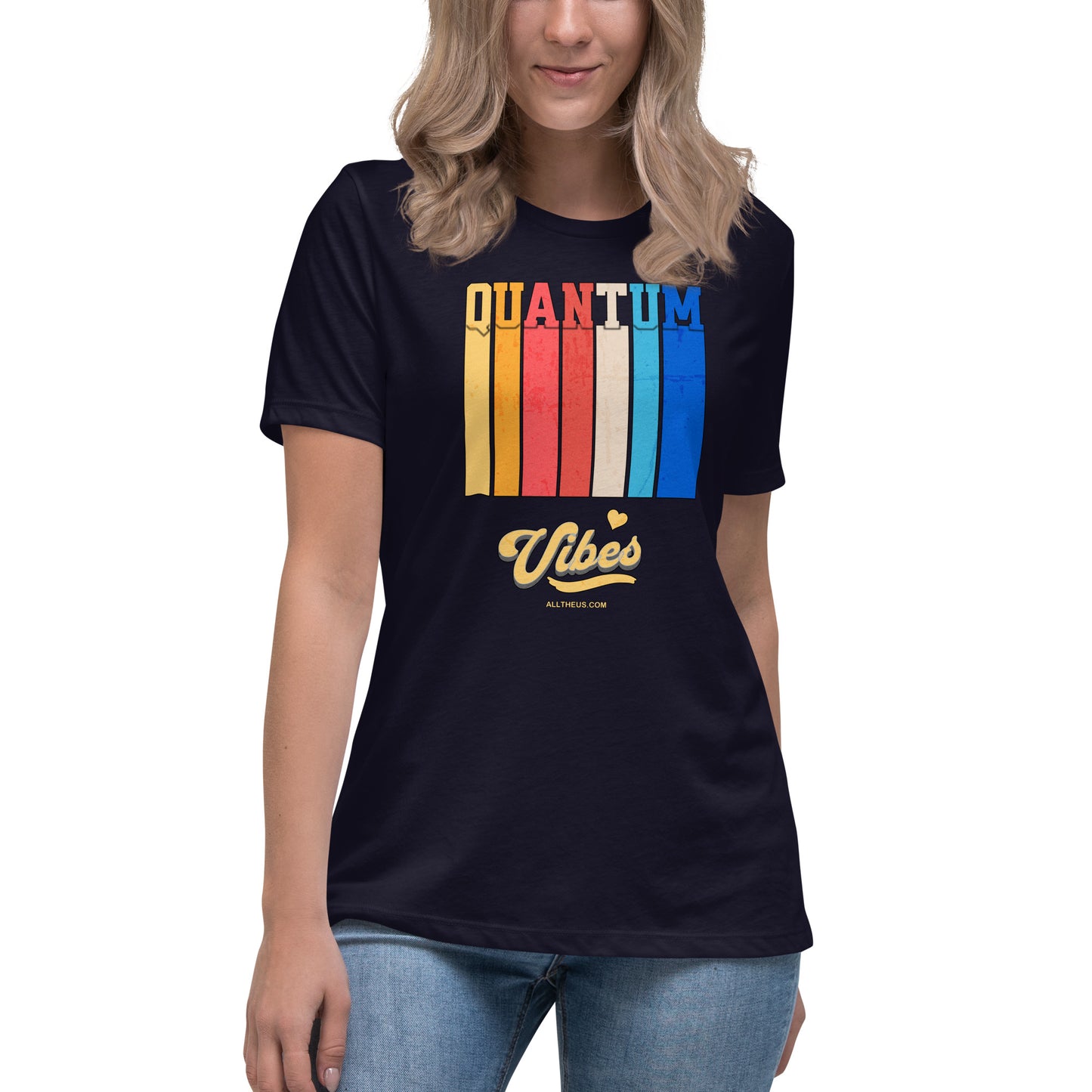 Women's Relaxed T-Shirt - Quantum Vibes