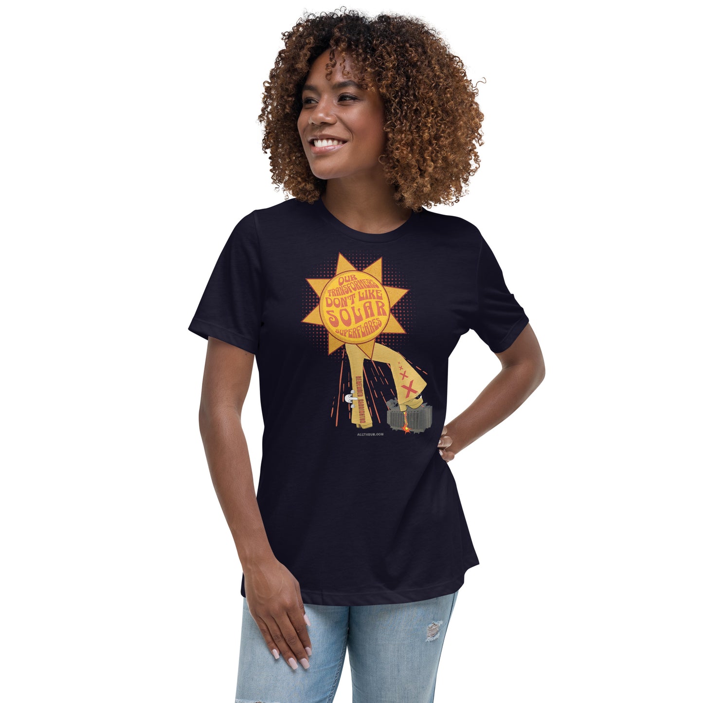 Women's Relaxed T-Shirt - Our Transformers Don't Like Superflares!