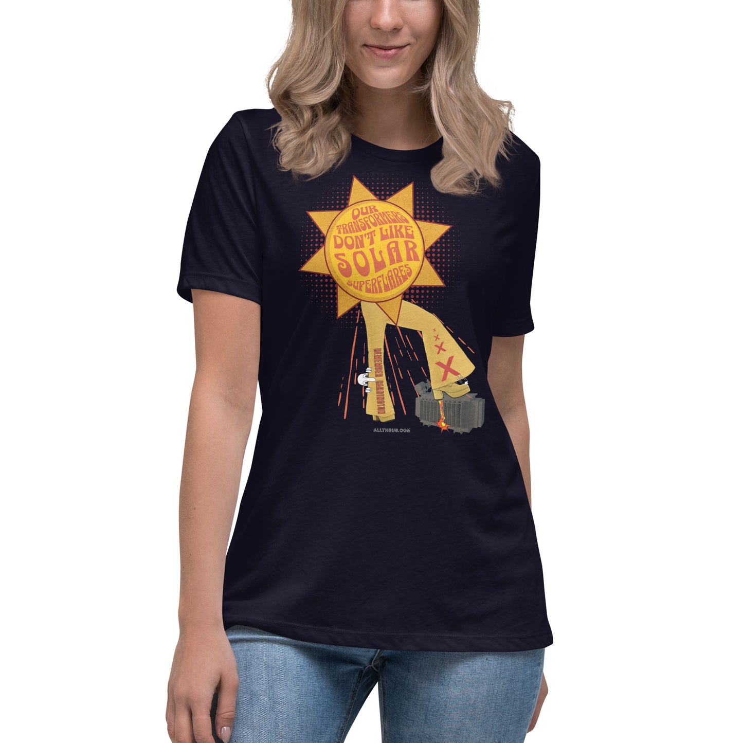 Women's Relaxed T-Shirt - Our Transformers Don't Like Superflares!