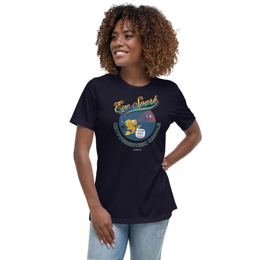 Women's Relaxed T-Shirt - A Top Hat & A Triplefin Eye Twinkle?