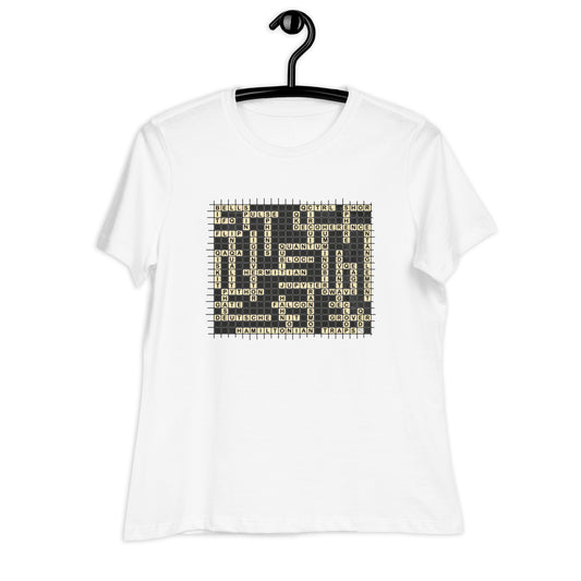 Women's Relaxed T-Shirt - Coded Cross Talking To Quantum Compters